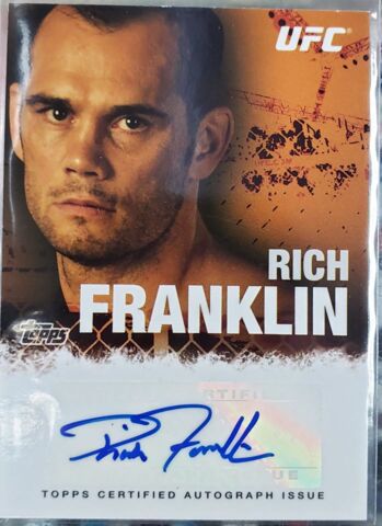 2010 Topps UFC Rich Franklin Autograph FA-RF